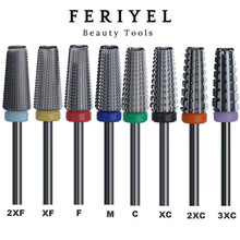 Load image into Gallery viewer, 5 in 1 - Carbide Nail Drill Bit Black ~ Feriyel Brand USA
